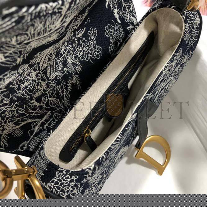 D*or saddle bag m0446ctfo_m928 (25.5cm*20cm*6.5cm)